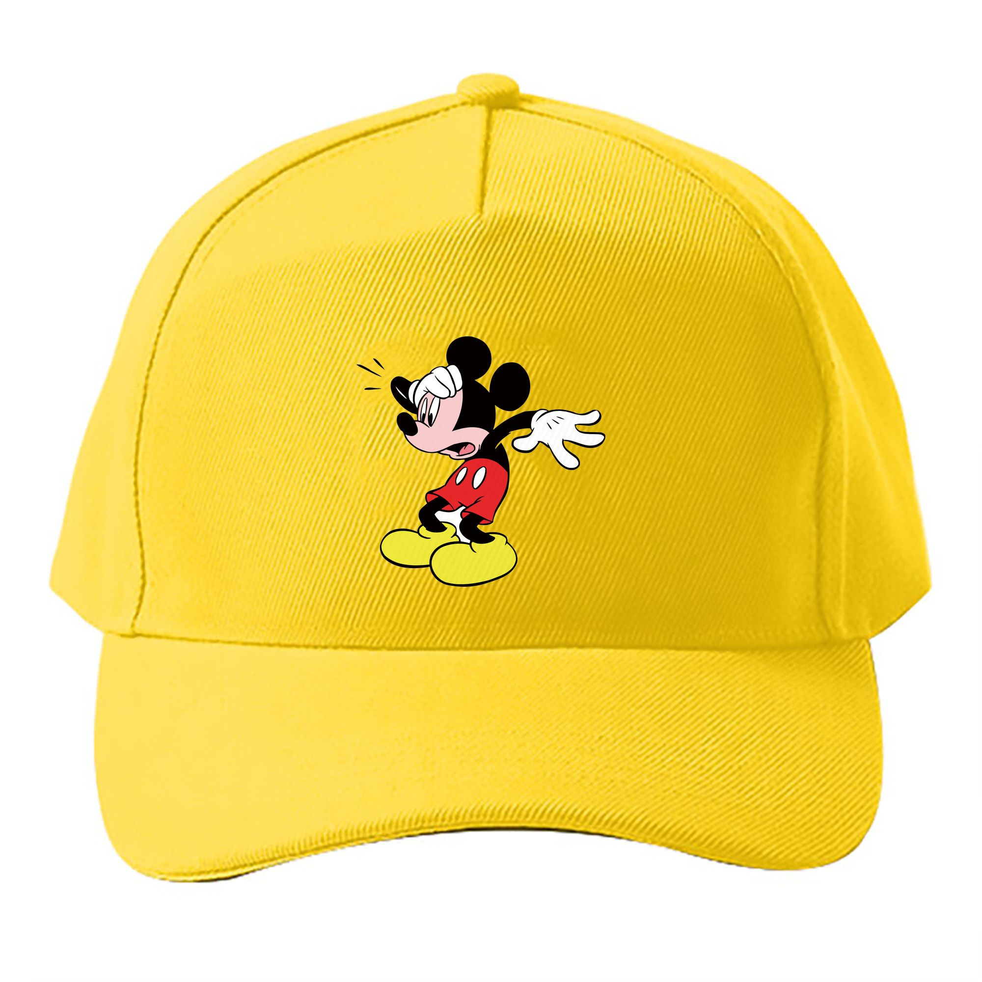 （画像用） ミッキーマウス Mickey Mouse ベースボールキャップ 綿100％ 男女兼用 帽子 スポーツ